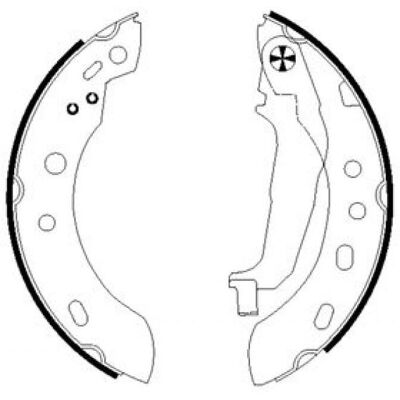Textar Modell 91058300 Bremsbacken - Nissan Micra 2 Textar Modell 91058300 Bremsbacken - Nissan Micra 2