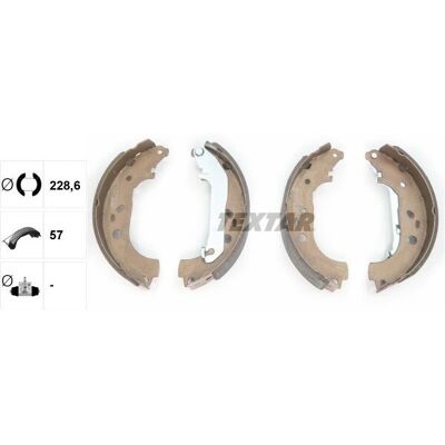 Textar fékbetétek - Ford Transit Connect Mk1 Van, Kézi fékkar, 228,6mm Textar fékbetétek - Ford Transit Connect Mk1 Van, Kézi fékkar, 228,6mm
