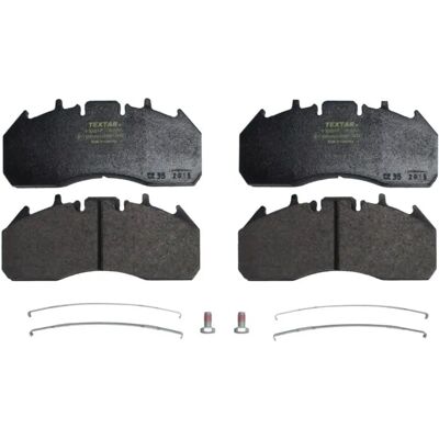 TEXTAR 2917401 Kit de plaquettes de frein - Disque, Indicateur d'usure, 249,6mm de large TEXTAR 2917401 Kit de plaquettes de frein - Disque, Indicateur d'usure, 249,6mm de large