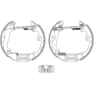 Textar Ford Focus Brake Shoe Set - Brake Type Textar Ford Focus Brake Shoe Set - Brake Type