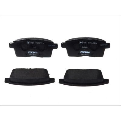 Textar Remblokken Achteras voor Ford Mazda Mitsubishi - Remblokken set Textar Remblokken Achteras voor Ford Mazda Mitsubishi - Remblokken set