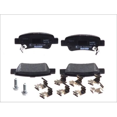 Textar Honda CR-V Remblokken - Schijven, Slijtage-indicator, 2 sensoren Textar Honda CR-V Remblokken - Schijven, Slijtage-indicator, 2 sensoren