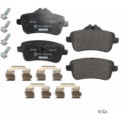 Textar 2521502 Plaquettes de frein Mercedes-Benz - Kit avec indicateur d'usure Textar 2521502 Plaquettes de frein Mercedes-Benz - Kit avec indicateur d'usure
