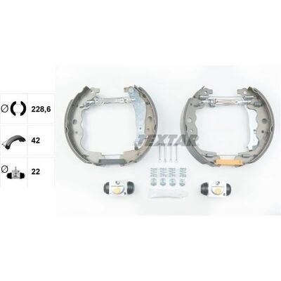 Textar Mercedes-Benz Renault Bremsbacken - Bremsbacken Textar Mercedes-Benz Renault Bremsbacken - Bremsbacken