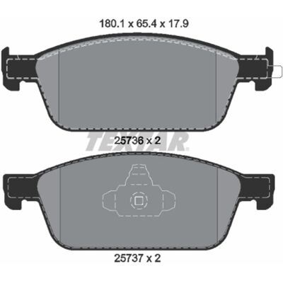 Pastiglie freno Textar Ford Focus 3 Transit Connect - Set di pastiglie Pastiglie freno Textar Ford Focus 3 Transit Connect - Set di pastiglie