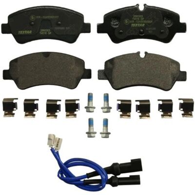 Ford MEBK2J2M008AA - Bremseklosser - Passer til Ford Transit V363 med slitasjevarsler - Skivebremse Ford MEBK2J2M008AA - Bremseklosser - Passer til Ford Transit V363 med slitasjevarsler - Skivebremse