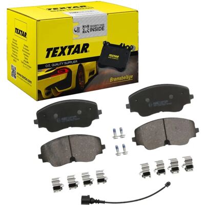 Textar Bremsbeläge Satz - Vorderseite Kompatibel mit Audi A3 VW Arteon Golf Tiguan Textar Bremsbeläge Satz - Vorderseite Kompatibel mit Audi A3 VW Arteon Golf Tiguan