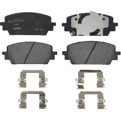 TEXTAR 2646501 - Remblokken set voor Hyundai, Kia, Genesis TEXTAR 2646501 - Remblokken set voor Hyundai, Kia, Genesis