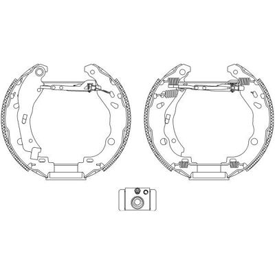 TEXTAR 84077200 Bremsbacken - Citroën C3 II, C4 II Cactus, C3 III, Peugeot 208 I TEXTAR 84077200 Bremsbacken - Citroën C3 II, C4 II Cactus, C3 III, Peugeot 208 I