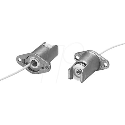 Houben Supportampoule Aluminium R7s - Fixation à Vis - Publicité Houben Supportampoule Aluminium R7s - Fixation à Vis - Publicité