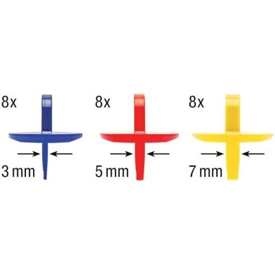 Heco Abstandhalter 3-7mm - 24 Stück - Modell 49774 Heco Abstandhalter 3-7mm - 24 Stück - Modell 49774