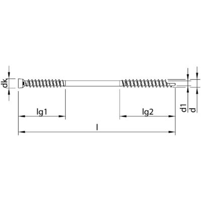 Heco Wt-T 8,2 X 245 - Système de fixation haute performance Heco Wt-T 8,2 X 245 - Système de fixation haute performance
