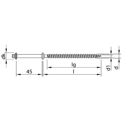 HECO - VB-48 - Außen-T-Drive - 7,5x165 - 100 St. HECO - VB-48 - Außen-T-Drive - 7,5x165 - 100 St.