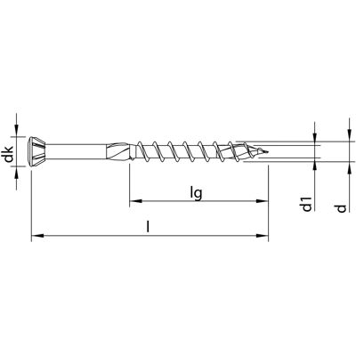 Heco Topix-Plus 3,5x35mm Schraube - Spitze mit Nut, Teilgewinde - 60272 Heco Topix-Plus 3,5x35mm Schraube - Spitze mit Nut, Teilgewinde - 60272