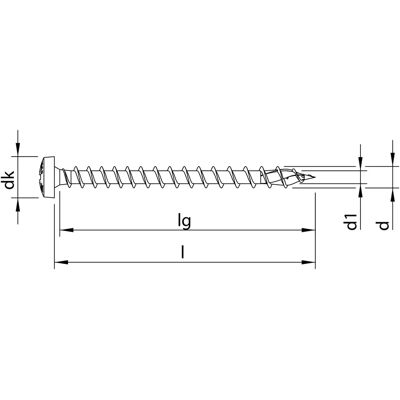 Tornillo de madera Heco - Ø4,5x20mm - Cabeza redonda - Rosca variable - 500 uds - HECO Topix-Plus Tornillo de madera Heco - Ø4,5x20mm - Cabeza redonda - Rosca variable - 500 uds - HECO Topix-Plus