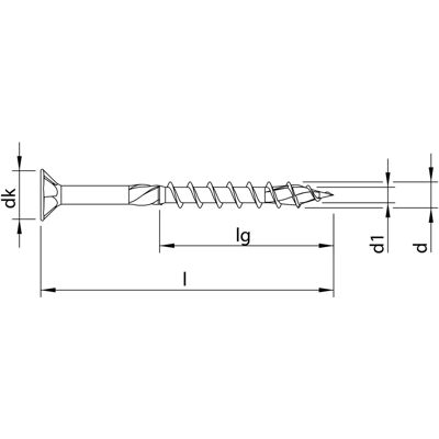 Tornillo de madera Heco Topix-Plus 4.5x30mm - Azul - Certificado CE Tornillo de madera Heco Topix-Plus 4.5x30mm - Azul - Certificado CE