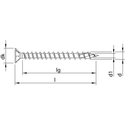Tornillos de madera Heco Topix Plus - 6x45mm, Zincado azul, PZD3, Pack 200 Tornillos de madera Heco Topix Plus - 6x45mm, Zincado azul, PZD3, Pack 200
