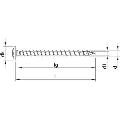 Heco Topix Plus Holzschraube - Große Kopf, Verzinkt, T40 - 100mm Heco Topix Plus Holzschraube - Große Kopf, Verzinkt, T40 - 100mm