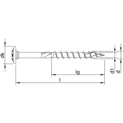 Heco Topix Plus Tornillo Cabeza Grande para Madera - Fijación en Madera Heco Topix Plus Tornillo Cabeza Grande para Madera - Fijación en Madera