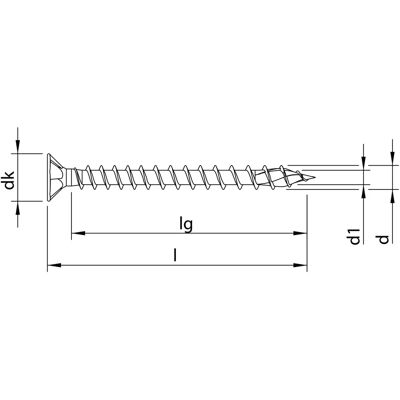 Heco-topix-plus HECO-TOPIX -plus - Schraube, A2, Pozi-Drive, VVG, ø4,5x30mm, 200 Stück Heco-topix-plus HECO-TOPIX -plus - Schraube, A2, Pozi-Drive, VVG, ø4,5x30mm, 200 Stück