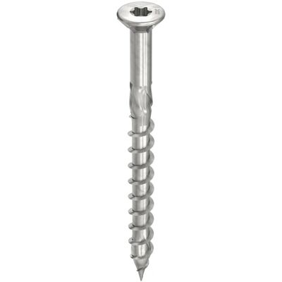 Tornillo de acero inoxidable Heco Topix-Plus para terraza - Ø5x50mm, T20, 200 piezas Tornillo de acero inoxidable Heco Topix-Plus para terraza - Ø5x50mm, T20, 200 piezas
