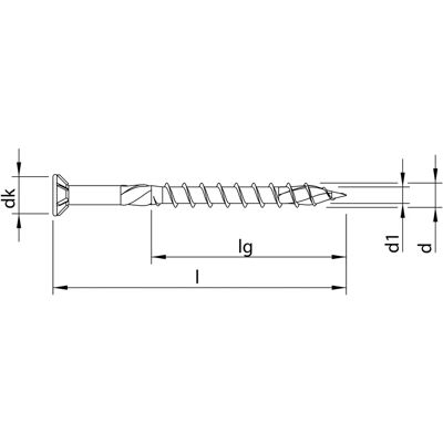 Heco Schrauben - Edelstahl Terrassenschraube HECO-Topix-Plus - Ø5x70mm - Senkkopf - Teilgewinde - T20 - Packung 200 Heco Schrauben - Edelstahl Terrassenschraube HECO-Topix-Plus - Ø5x70mm - Senkkopf - Teilgewinde - T20 - Packung 200
