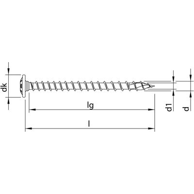 Vite Heco-Topix-Plus - Ø6x80mm - Testa rotonda grande - Filetto completo - T30 - Confezione da 100 Vite Heco-Topix-Plus - Ø6x80mm - Testa rotonda grande - Filetto completo - T30 - Confezione da 100