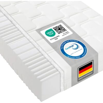 BECO Grand Relax Matratze - 7 Zonen, 25cm, Polyester, Weiß - Matratze BECO Grand Relax Matratze - 7 Zonen, 25cm, Polyester, Weiß - Matratze