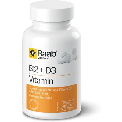 Raab Vitamin B12/D3 Waldfrüchte - Vitamine und Nahrungsergänzungsmittel Raab Vitamin B12/D3 Waldfrüchte - Vitamine und Nahrungsergänzungsmittel