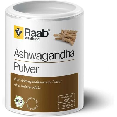Raab Vitalfood Bio Ashwagandha in Pulverform - Nahrungsergänzung Raab Vitalfood Bio Ashwagandha in Pulverform - Nahrungsergänzung
