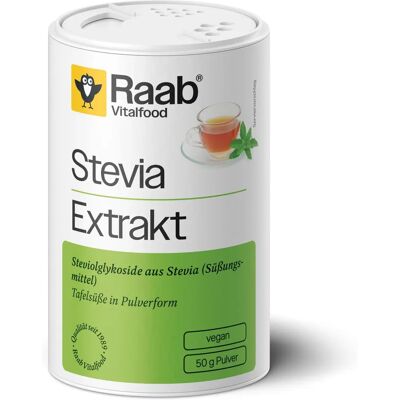 Raab Vitalfood Estévia en Polvo - Edulcorante Raab Vitalfood Estévia en Polvo - Edulcorante