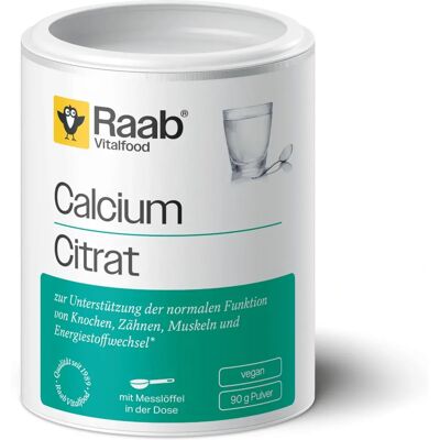 Raab Vitalfood Calciumcitrat Pulver - Unterstützt Knochen & Muskeln Raab Vitalfood Calciumcitrat Pulver - Unterstützt Knochen & Muskeln
