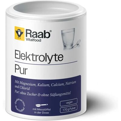 Raab Vitalfood Electrolyte Powder Vegan Gluten-Free 170g Raab Vitalfood Electrolyte Powder Vegan Gluten-Free 170g