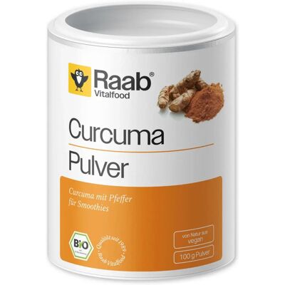 Raab Vitalfood Bio Kurkuma-Pulver mit Pfeffer - Verdauungsfördernd Raab Vitalfood Bio Kurkuma-Pulver mit Pfeffer - Verdauungsfördernd