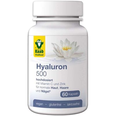 Raab Hyaluron - Unterstützt Knorpel & Haut - 60 Kapseln Raab Hyaluron - Unterstützt Knorpel & Haut - 60 Kapseln