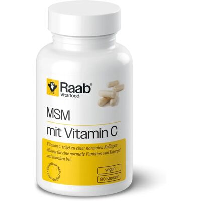 Raab Vitalfood MSM Vitamin C Capsules - Supplements Raab Vitalfood MSM Vitamin C Capsules - Supplements