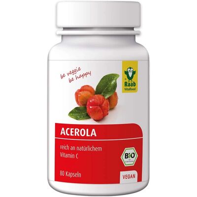 Raab Vitalfood Acerola Bio Kapseln - Nahrungsergänzung Raab Vitalfood Acerola Bio Kapseln - Nahrungsergänzung