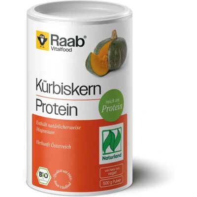 Raab Bio Kürbiskernprotein - Vegan, 500 g Raab Bio Kürbiskernprotein - Vegan, 500 g
