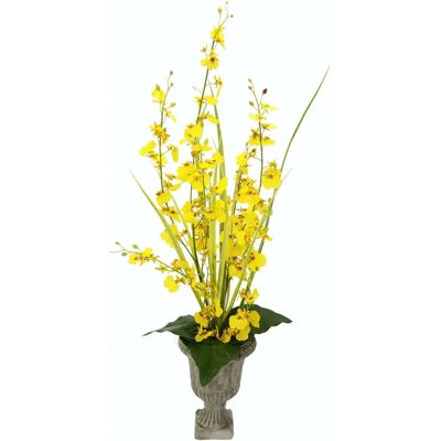 I.GE.A. Sztuczna Orchidea Żółta - Dekoracyjna Roślina I.GE.A. Sztuczna Orchidea Żółta - Dekoracyjna Roślina
