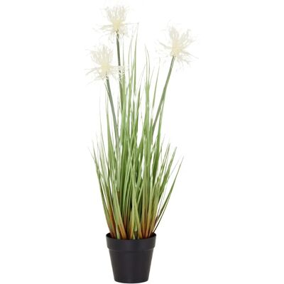 KLiNGEL konstgräs med blommor - Liten Grön - One Size KLiNGEL konstgräs med blommor - Liten Grön - One Size