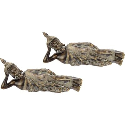 I.GE.A. Polyresin Ontspannende Boeddha Decoratie Set I.GE.A. Polyresin Ontspannende Boeddha Decoratie Set
