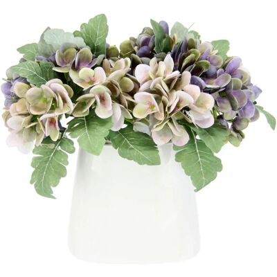 I.GE.A. Hortensienbusch - Lifelike Kunstpflanze mit Vase I.GE.A. Hortensienbusch - Lifelike Kunstpflanze mit Vase