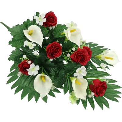 I.GE.A. - Aufleger mit künstlichen Rosen und Calla I.GE.A. - Aufleger mit künstlichen Rosen und Calla