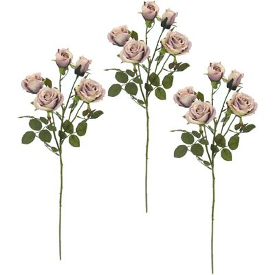 I.GE.A. - Rosenzweig - Lila - 73 cm - artificial flower I.GE.A. - Rosenzweig - Lila - 73 cm - artificial flower