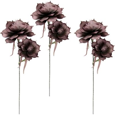 I.GE.A. - Soft-Magnolie - Burgunder - 23x84 cm - Kunstblume I.GE.A. - Soft-Magnolie - Burgunder - 23x84 cm - Kunstblume