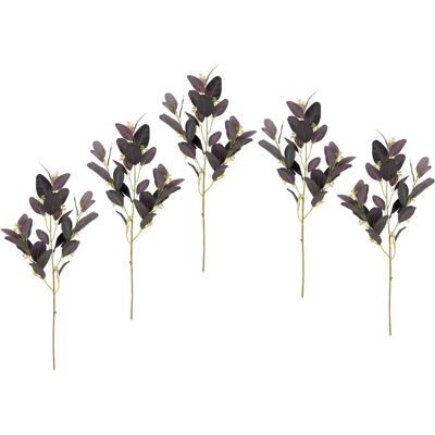 I.GE.A. - Perückenstrauchzweig - 28x68 cm - burgunderrot - Artificial plant I.GE.A. - Perückenstrauchzweig - 28x68 cm - burgunderrot - Artificial plant
