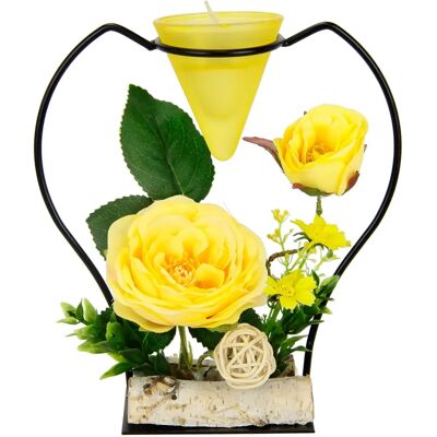 IGEAS Kaarsenhouder - Glas & Metaal - Kaarsenhouder IGEAS Kaarsenhouder - Glas & Metaal - Kaarsenhouder