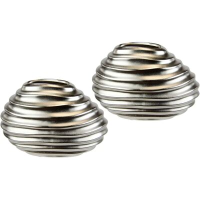 I.GE.A. Keramikvase Set - Weiß, 16x12 cm - Vase I.GE.A. Keramikvase Set - Weiß, 16x12 cm - Vase