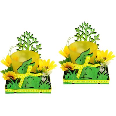 I.GE.A. - Hase - Gelb - 10x11 cm - Candle holder I.GE.A. - Hase - Gelb - 10x11 cm - Candle holder
