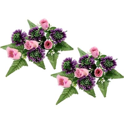 I.GE.A. Rózsás és Gerbera Művirág Készlet - Trwałe, Wodoodporne do Użytku Wewnątrz i na Zewnątrz I.GE.A. Rózsás és Gerbera Művirág Készlet - Trwałe, Wodoodporne do Użytku Wewnątrz i na Zewnątrz